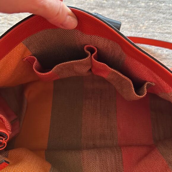 Gucci Bamboo Leather Top Handle Daily Bag Orange leather - Picture 14 of 16